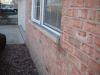 Lime stone sill pitched the wrong way and loose. "Countryside Home Inspection Photo"