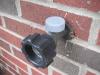 Poorly fastened hose faucet. "Orland Park Home Inspection Photo"
