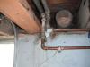 Old corroded galvanized water lines with (Chicago Home Inspection Photos"