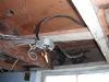Improper and unsafe wiring. "Brookfield Home Inspection Photo"