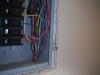 Electrical service panel is set far back in the wall. "Bolingbrook Home Inspection Photo"